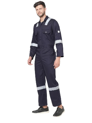定制工廠長(zhǎng)袖工作服專業(yè)定制勞保工裝加反光條 派登服飾
