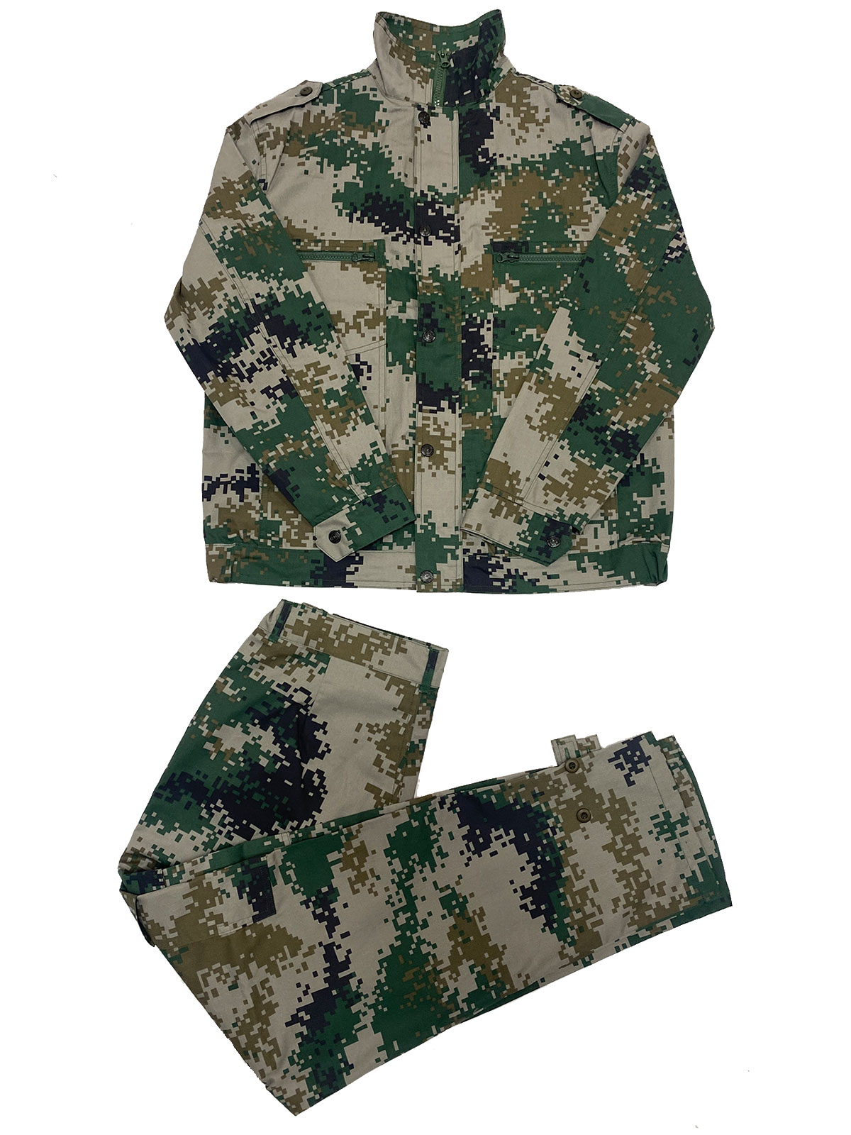 長(zhǎng)袖短袖迷彩服套裝定制學(xué)生軍訓(xùn)服作訓(xùn)服批量定制 派登服飾
